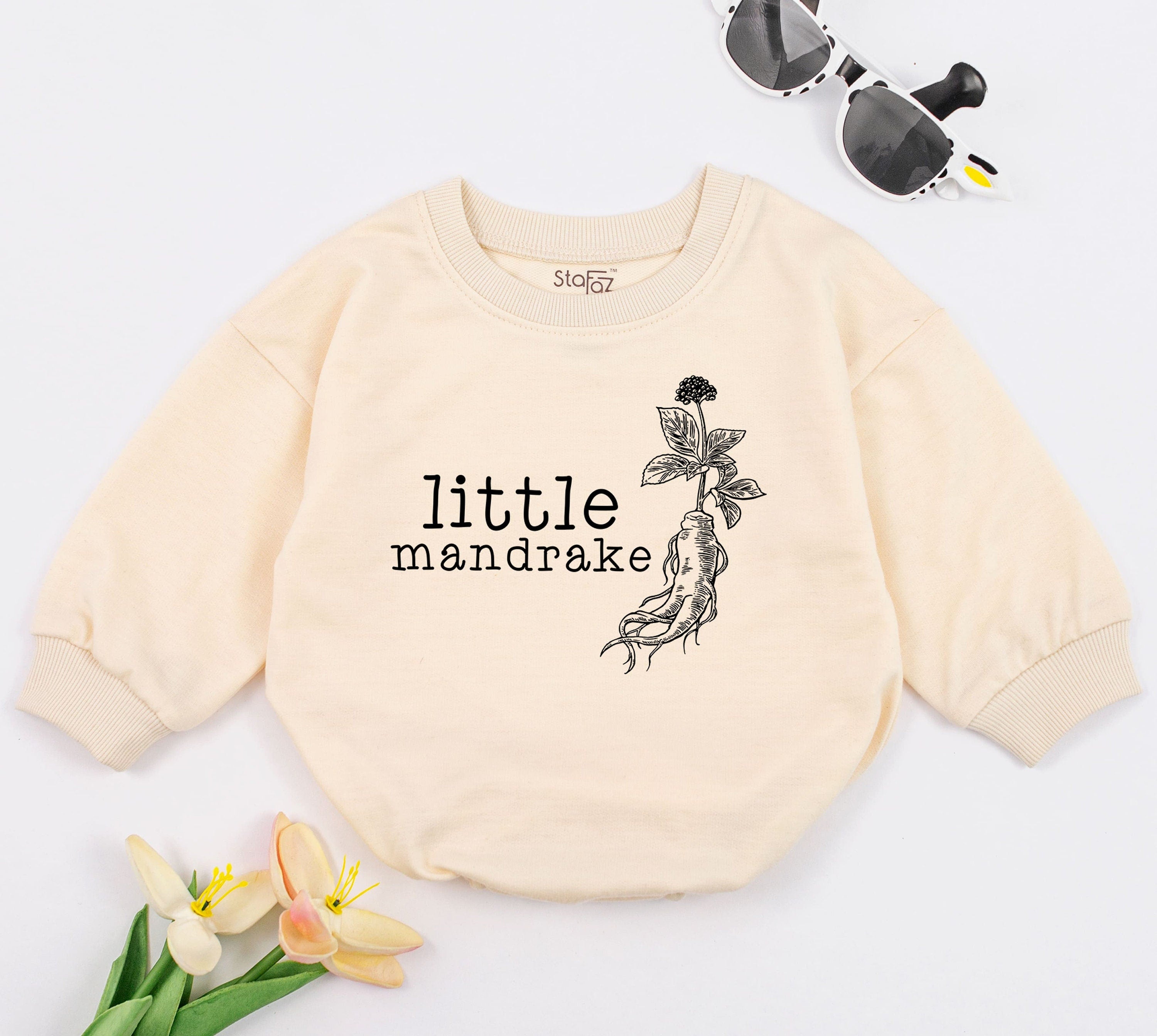 Little Mandrake Magical Baby Romper for Potter Fans