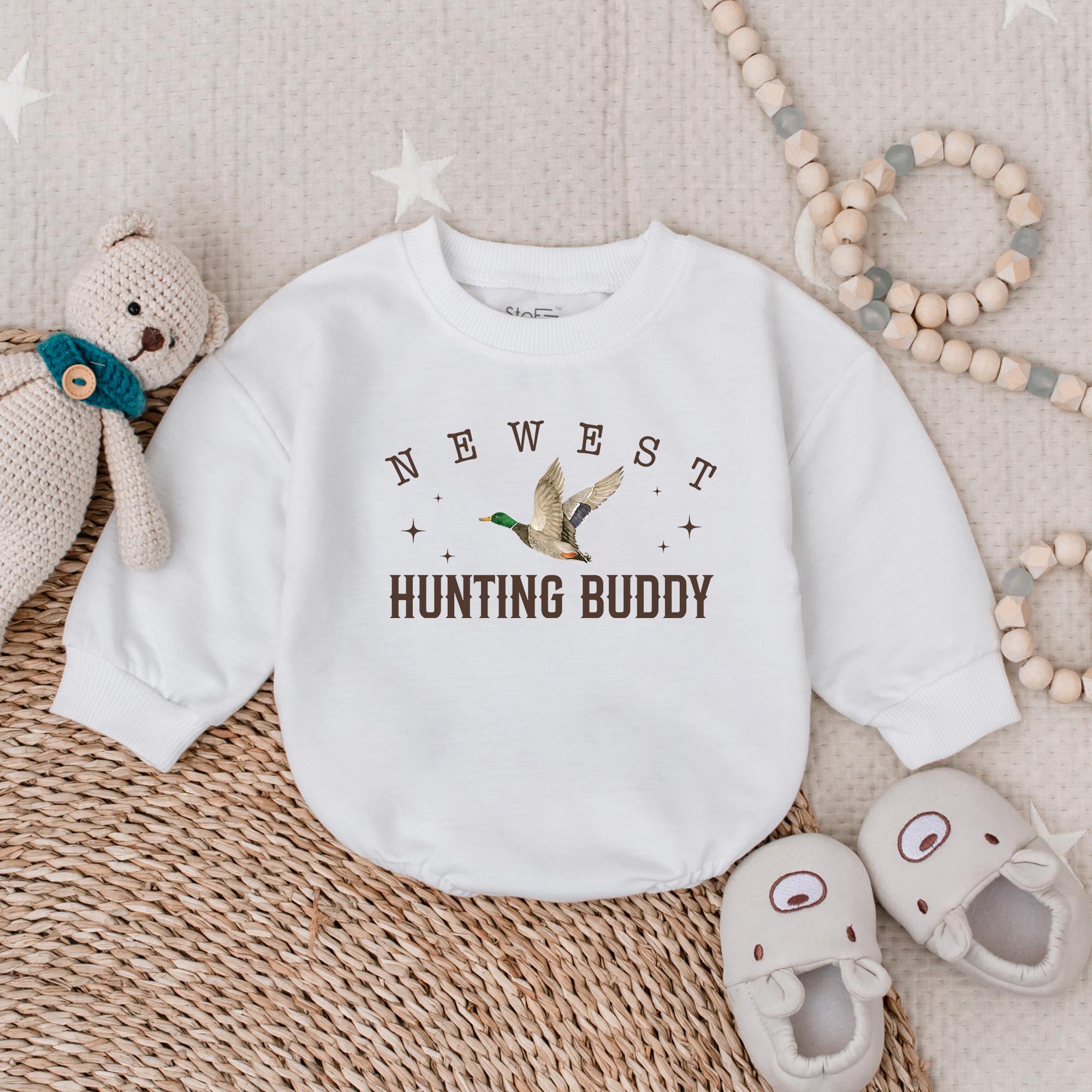 Mallard Duck Baby Romper Newest Hunting Buddy Design Infant Bodysuit Adorable Nature Theme Cotton Soft Gift for Baby Showers
