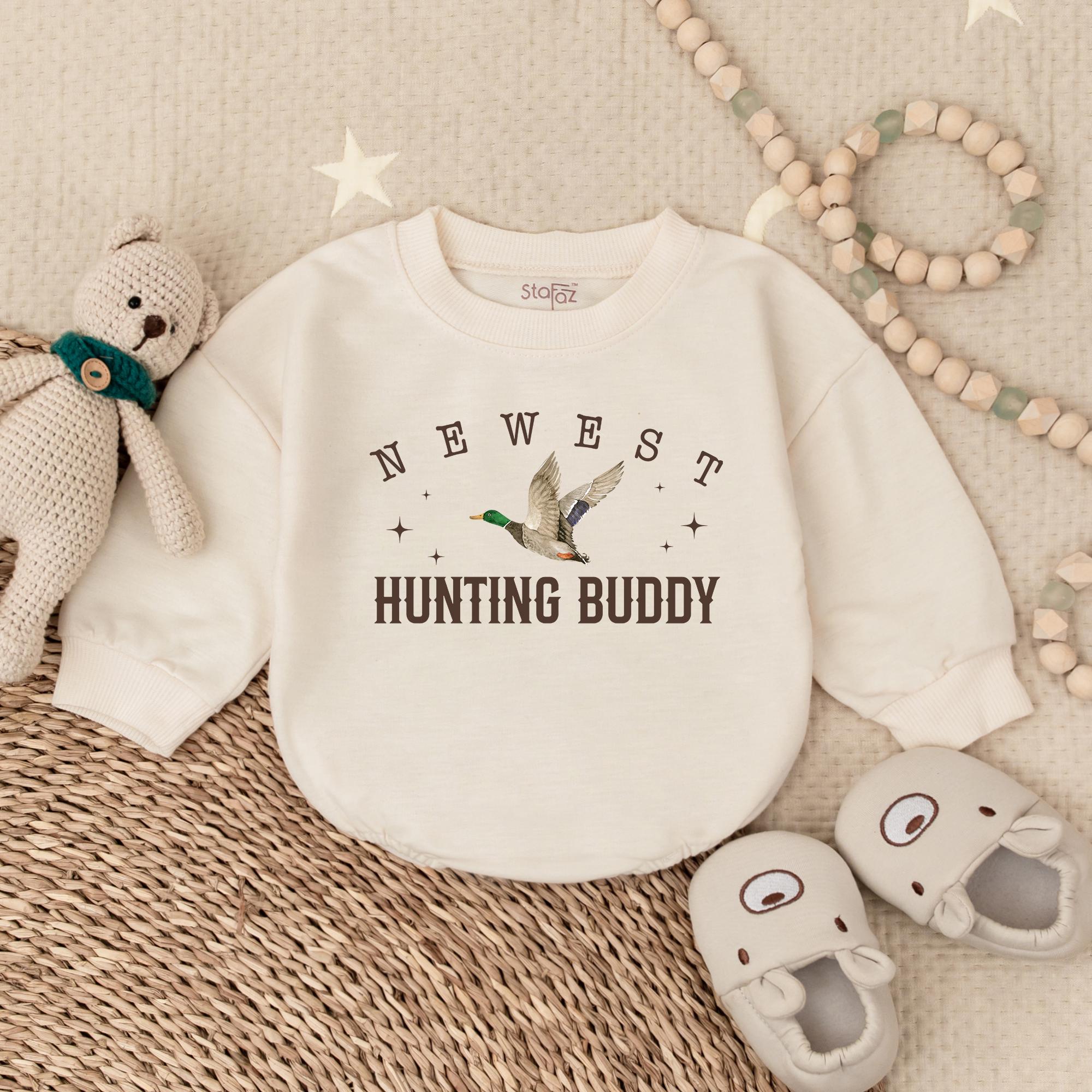 Mallard Duck Baby Romper Newest Hunting Buddy Design Infant Bodysuit Adorable Nature Theme Cotton Soft Gift for Baby Showers