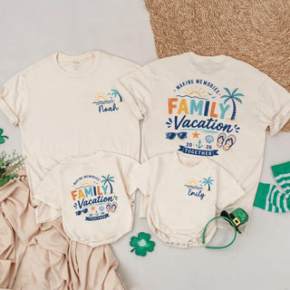 Personalized Family Vacation Shirts, Matching Family Beach Shirts, Custom Family Trip Shirts, Summer Vacation Outfit, Beach Tee