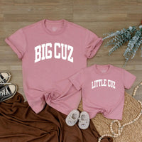 Biggest Cuz Littlest Cuz Matching Cousin Shirts Baby Romper Family Reunion Outfit Custom Cotton Gift for Toddlers and Infants