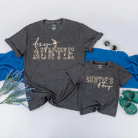 Auntie and Nephew Matching Shirts with Flying Duck Graphic Baby Outfit Gift Set for Boys Duck Hunting Theme Baby Shower or Birthday Gift