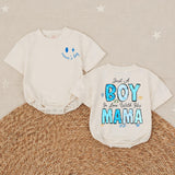 Baby Boy Coming Home Outfit with 'Just A Boy In Love With His Mama' Quote, Soft Cotton Bodysuit, Matching Family Look, Perfect for Newborns