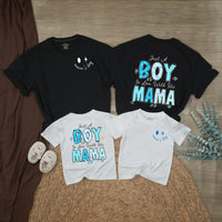 Baby Boy Coming Home Outfit with 'Just A Boy In Love With His Mama' Quote, Soft Cotton Bodysuit, Matching Family Look, Perfect for Newborns