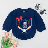 Baby Girl Baseball Bodysuit with Home Plate Design and Red Bow Cute Softball Toddler Outfit for Game Day or Sports Baby Gift Clothes