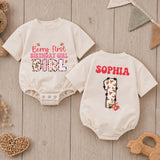 Berry First Birthday Family Matching Shirts with Floral Strawberry Design, Personalized Name for 1st Birthday Celebration