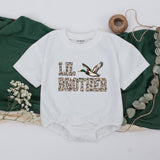 Big Brother Little Brother Duck Hunting Shirts with Mallard Graphic, Matching Sibling Tees and Baby Bodysuit, Outdoor Family Outfit