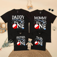The Big One Family Fishing Matching Shirts for 1st Birthday Party Personalized Gift Baby Toddler Outfit Comfortable Cotton Design