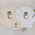 The Boo Crew Family Halloween Sweatshirts with Ghost and Pumpkin Design, Matching Mom, Dad, and Little Boo Outfits with Custom Names