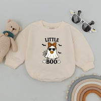 The Boo Crew Family Halloween Sweatshirts with Ghost and Pumpkin Design, Matching Mom, Dad, and Little Boo Outfits with Custom Names