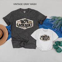 Boy Mama Camo Matching Shirts Hunting Theme Mother Son Outfit Gift Comfortable Cotton Bold Design for Outdoor Adventures