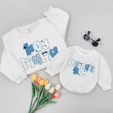 Boy Mama and Mama's Boy Matching Sweatshirts, Custom Mommy and Me Outfits, Soft Cotton Family Shirts, Baby Shower Gift, Toddler Wear