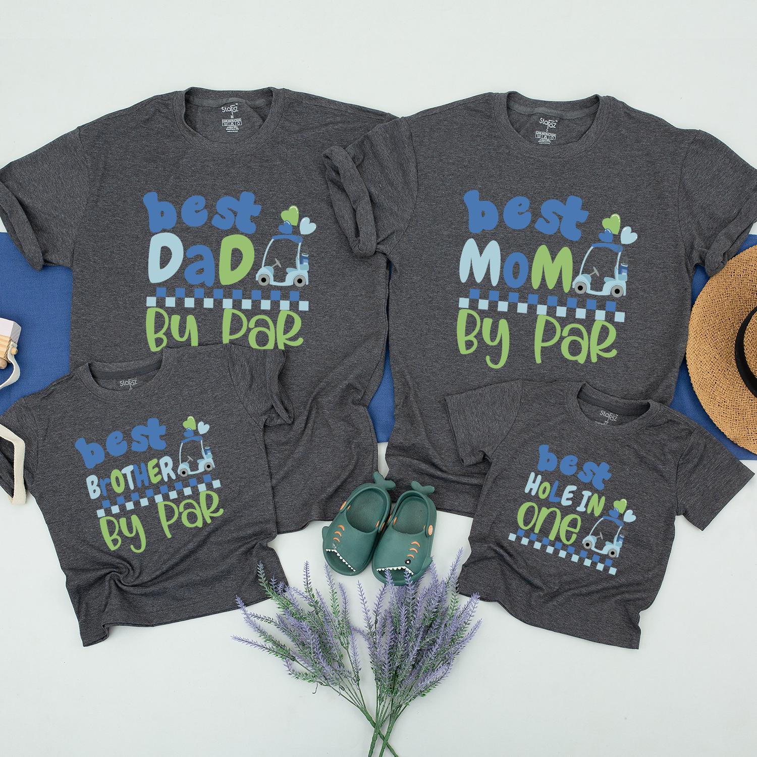 Boys 1st Birthday Golf Themed Shirt Fun Hole in One Design for Baby Toddlers Soft Comfortable Cotton Family Celebration Outfit