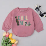 Call Me Baby Boy Duck Hunting Romper with Mallard Graphic 1st Birthday Outfit Soft Cotton Infant Clothes Rustic Sage Green Gift Idea