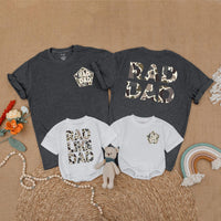 Camo Rad Dad and Rad Like Dad Matching Shirts for Father and Toddler, Camouflage Pattern Family Outfit, Cool Father's Day Gift