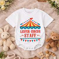 Carnival Staff Birthday Shirt Ring Leader Main Attraction Matching Family Tee Custom Circus Theme Party Outfit Gift for Kids or Adults