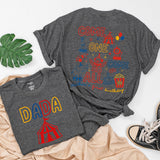 Circus Theme Matching Family Shirts & Baby Romper, Custom 'Come One Come All' Birthday Outfit for Mom, Dad, Toddler, Soft Cotton