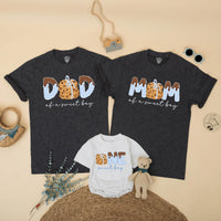 Cookie Birthday Matching Family Shirts for Sweet Boy 1st Party, Daddy Mommy Kid Outfit, Cute Gingham Chocolate Chip Design Tee