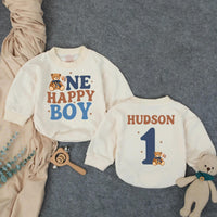 Custom Baby 1st Birthday Bubble Romper with Beary First Teddy Bear Artwork, Matching Family Outfit, Soft Cotton for Cake Smash Photos