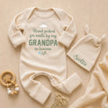 Custom Baby Bodysuit with 'Hand Picked for Earth by My Grandpa in Heaven' Quote, Soft Cotton Newborn Outfit, Memorial Gift for Infant