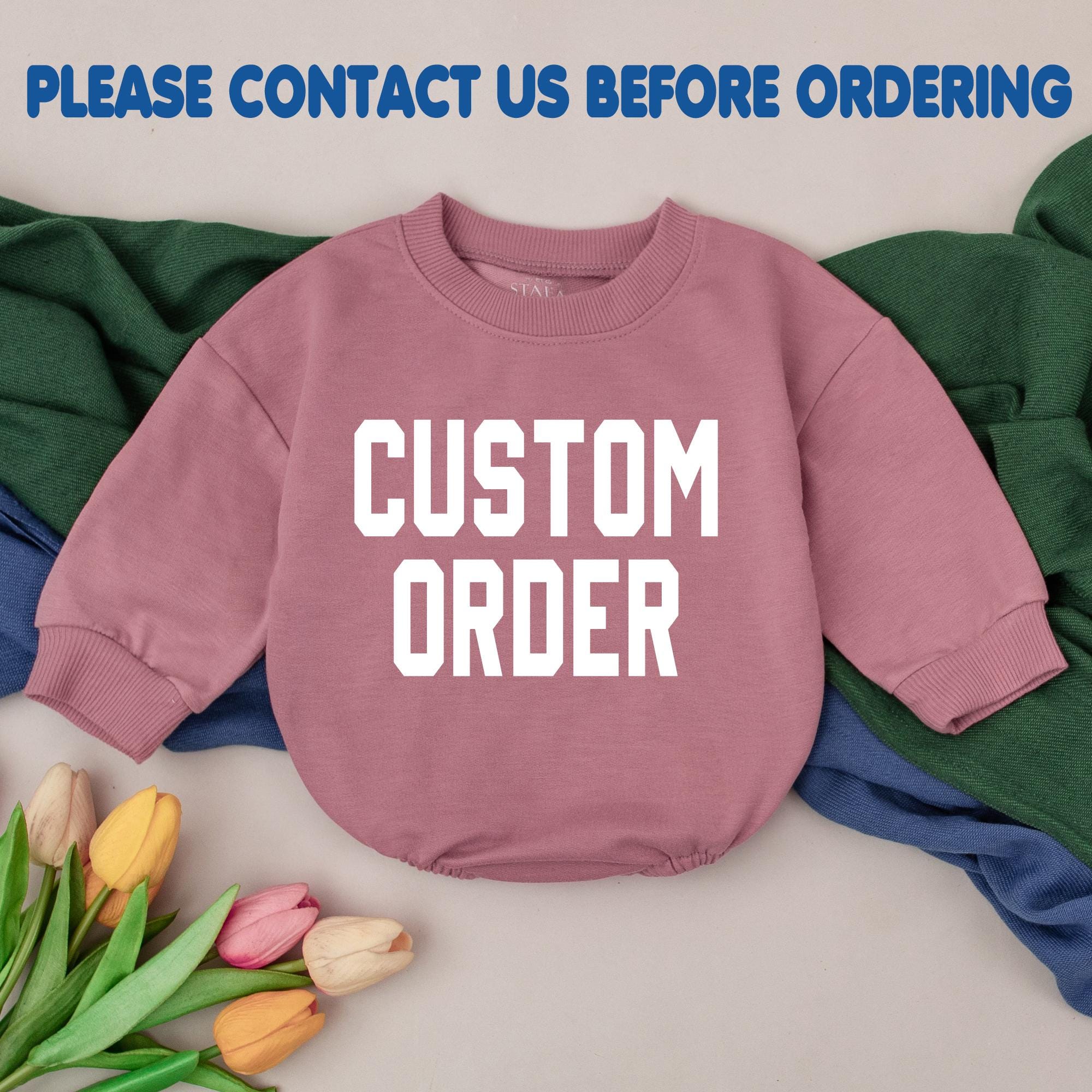 Custom Baby Bubble Romper Birthday Bodysuit Infant Girl Pregnancy Announcement Shower Gift Soft Cotton Newborn