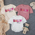 Custom Baby Girl Bubble Romper with Bold Pink Name Design, Perfect for 1st Birthday Cake Smash, Soft Cotton Outfit for Milestone Photos
