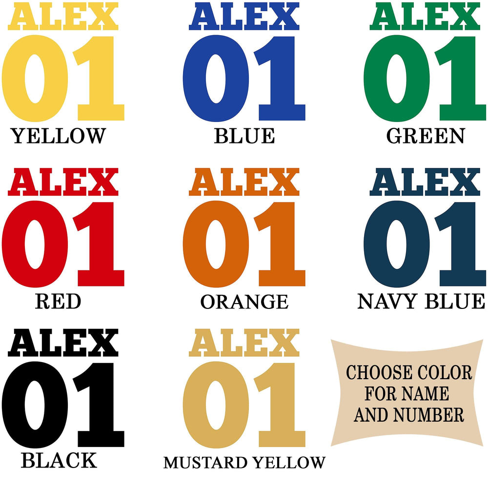 Custom Baby Romper with Name and Number Alex 01 Sports Design Football Baseball Soccer Baby Gameday Outfit Boy Girl Cotton Gift