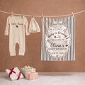 Custom Baby Shower Silk Banner and Bodysuit Set - Coffee Theme 'Baby Is Brewing' Design, Perfect for Newborns and Special Occasions