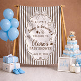 Custom Baby Shower Silk Banner and Bodysuit Set - Coffee Theme 'Baby Is Brewing' Design, Perfect for Newborns and Special Occasions