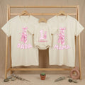 Custom Ballet Matching Family Shirts with Pink Ballerina Shoes, Birthday Outfit for Baby, Toddler, Mom and Dad, Soft Cotton Tee