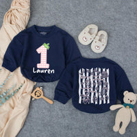 Custom Berry First Birthday Romper for Baby Girl - Soft Cotton Outfit with Strawberry Motifs, Perfect for Cake Smash & Milestone Photos