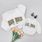 Custom Big Bro & Lil Bro Camouflage Sweatshirts, Matching Family Outfits for Baby & Kids, Soft Cotton, Perfect for Photos & Gifting