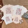 Custom Big Sis Lil Sis Matching Shirts & Baby Romper, Soft Cotton Family Outfit for Siblings, Perfect for Photos, Birthdays & Gifting