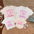 Custom Big Sister Little Sister Matching Shirts for Kids & Babies, Soft Cotton Long Sleeve Rompers, Pregnancy Reveal Outfit, Gift Idea
