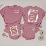Custom Cousin Crew Lake Trip Shirts with Names, Soft Cotton Matching Family Tee & Baby Romper, Summer Vacation Outfit for Kids & Adults