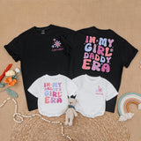 Custom Daddy and Me Matching Family Shirts - 'In My Girl Daddy Era' & 'In My Daddy's Girl Era', Soft Cotton Tees and Rompers for Father’s Day