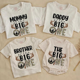 Custom Deer Hunting 1st Birthday Matching Family Shirts & Baby Romper, The Big One Design, Soft Cotton Long Sleeve Tees for All Ages