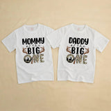 Custom Deer Hunting 1st Birthday Matching Family Shirts & Baby Romper, The Big One Design, Soft Cotton Long Sleeve Tees for All Ages
