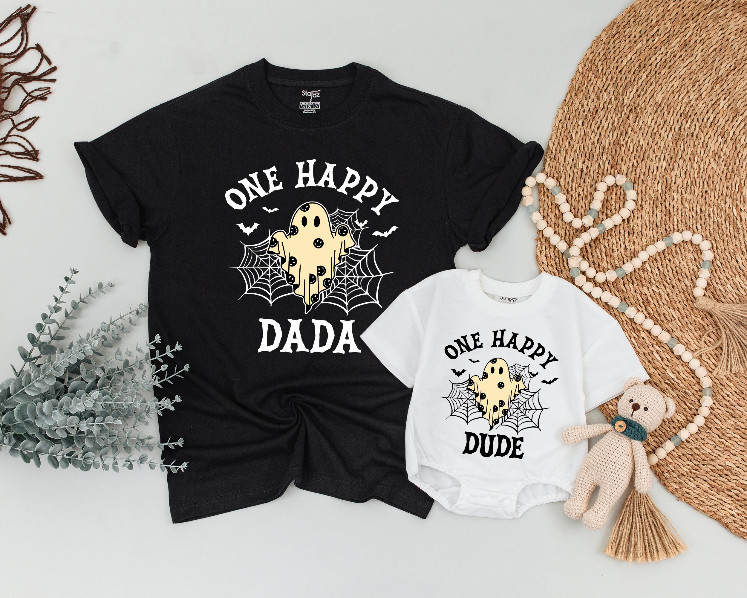Custom Design Matching Family Shirts Personalized Halloween Birthday Outfit Soft Cotton Baby Toddler Mom Dad Sibling Gift Fun Costume