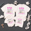 Custom Dog-Themed Matching Family Shirts & Baby Romper, Birthday Girl Outfit with Name, Soft Cotton for Party, Photos & Gifts