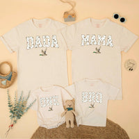 Custom Duck Hunting Family Matching Birthday Shirts, Rustic Outdoorsy Mallard Design for Mom, Dad, Baby, Toddler, Boy, Girl Party Outfit