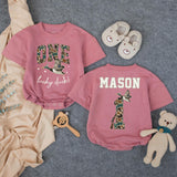 Custom Duck-Themed Matching Family Shirts & Baby Rompers, Personalized First Birthday Outfits, Soft Cotton, Perfect for Milestone Photos