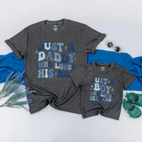 Custom Father and Son Matching Outfit, Retro Daddy and Boy Shirt Set, 70s Inspired Design, Personalized Gift for Father's Day or Birthday
