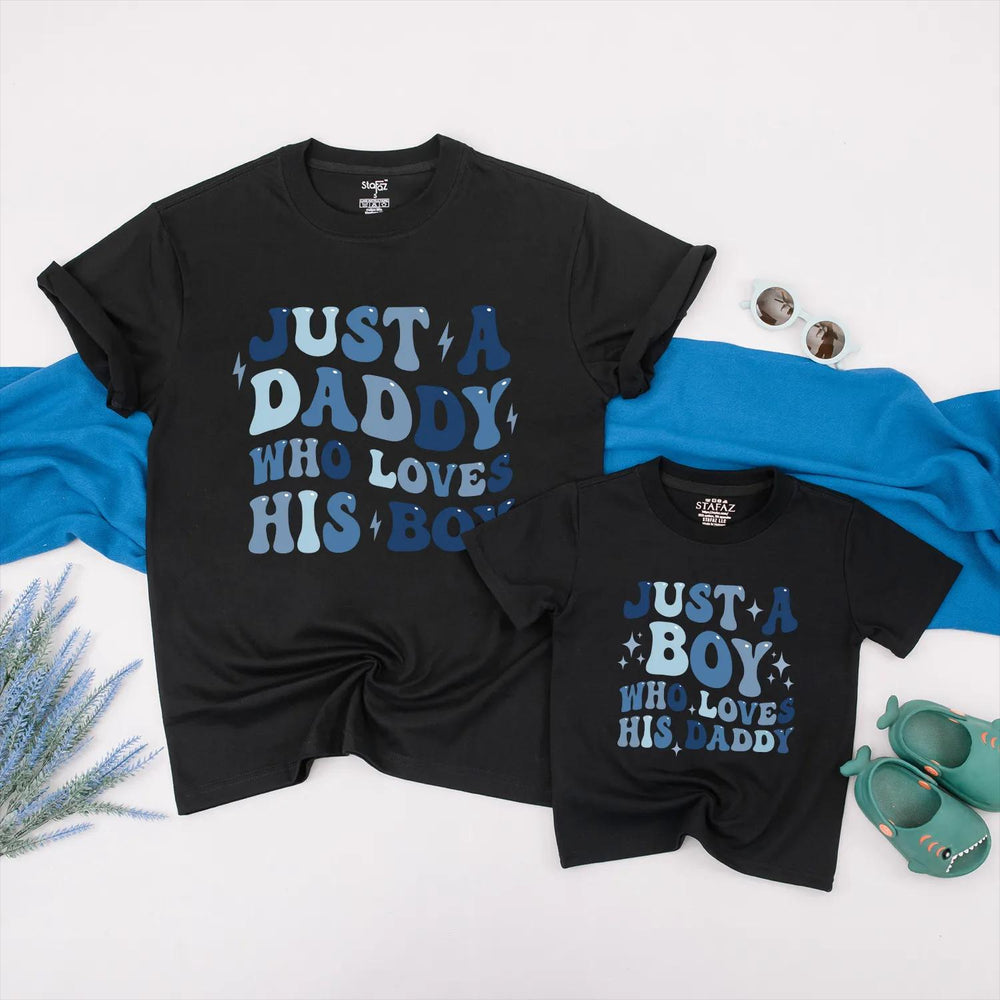 Custom Father and Son Matching Outfit, Retro Daddy and Boy Shirt Set, 70s Inspired Design, Personalized Gift for Father's Day or Birthday