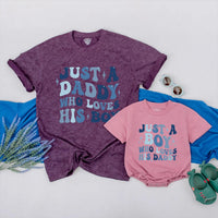 Custom Father and Son Matching Outfit, Retro Daddy and Boy Shirt Set, 70s Inspired Design, Personalized Gift for Father's Day or Birthday