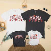 Custom Fire Truck Birthday Shirt for Kids and Family, Personalized Dada Mama Matching Tees, Firefighter Theme Party Outfit Birthday Gift