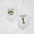Custom First Birthday Football Romper for Baby Boys or Girls Vintage Game Day Outfit Soft Cotton Personalized Name Gift Keepsake