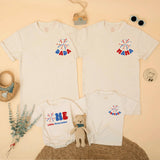 Custom First Birthday Matching Family Shirts, One Little Firecracker Romper, 4th of July Outfit for Baby, Mom, Dad, Kids Patriotic Clothes