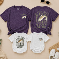 Custom O-Fish-Ally One 1st Birthday Fishing Outfit, Matching Family Shirts, Baby Romper, Soft Cotton, Perfect for Birthday Celebrations