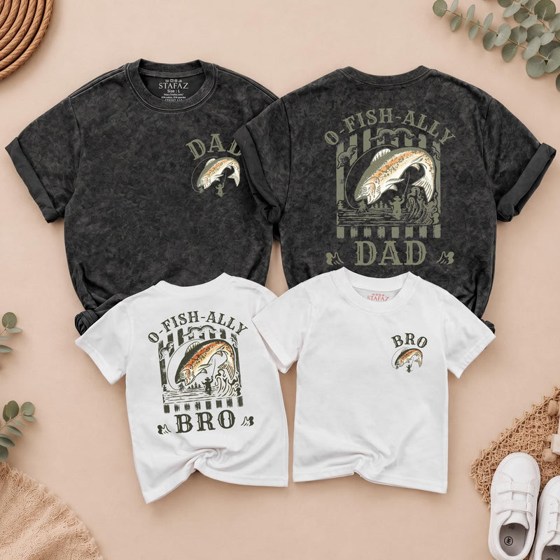 Custom O-Fish-Ally One 1st Birthday Fishing Outfit, Matching Family Shirts, Baby Romper, Soft Cotton, Perfect for Birthday Celebrations